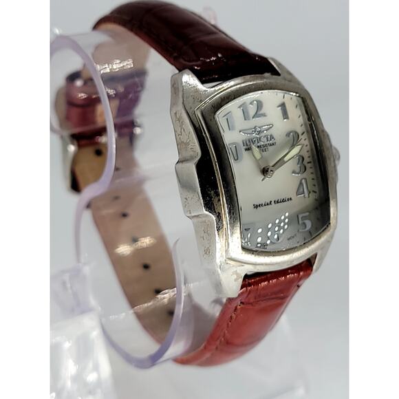 Invicta Women\'s 5168 Baby Lupah Collection Mother-of-Pearl Dial Shiny Leather main image 4